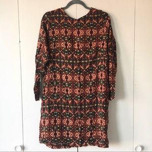 H and M print dress tribal